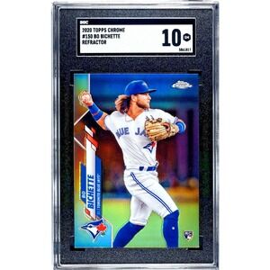 2020 Topps Chrome - Refractor Bo Bichette (RC)  SGC 10 GEM
